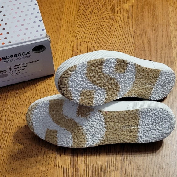 Superga 2750 Embossed faux Crocodile sneakers - black - Picture 12 of 14